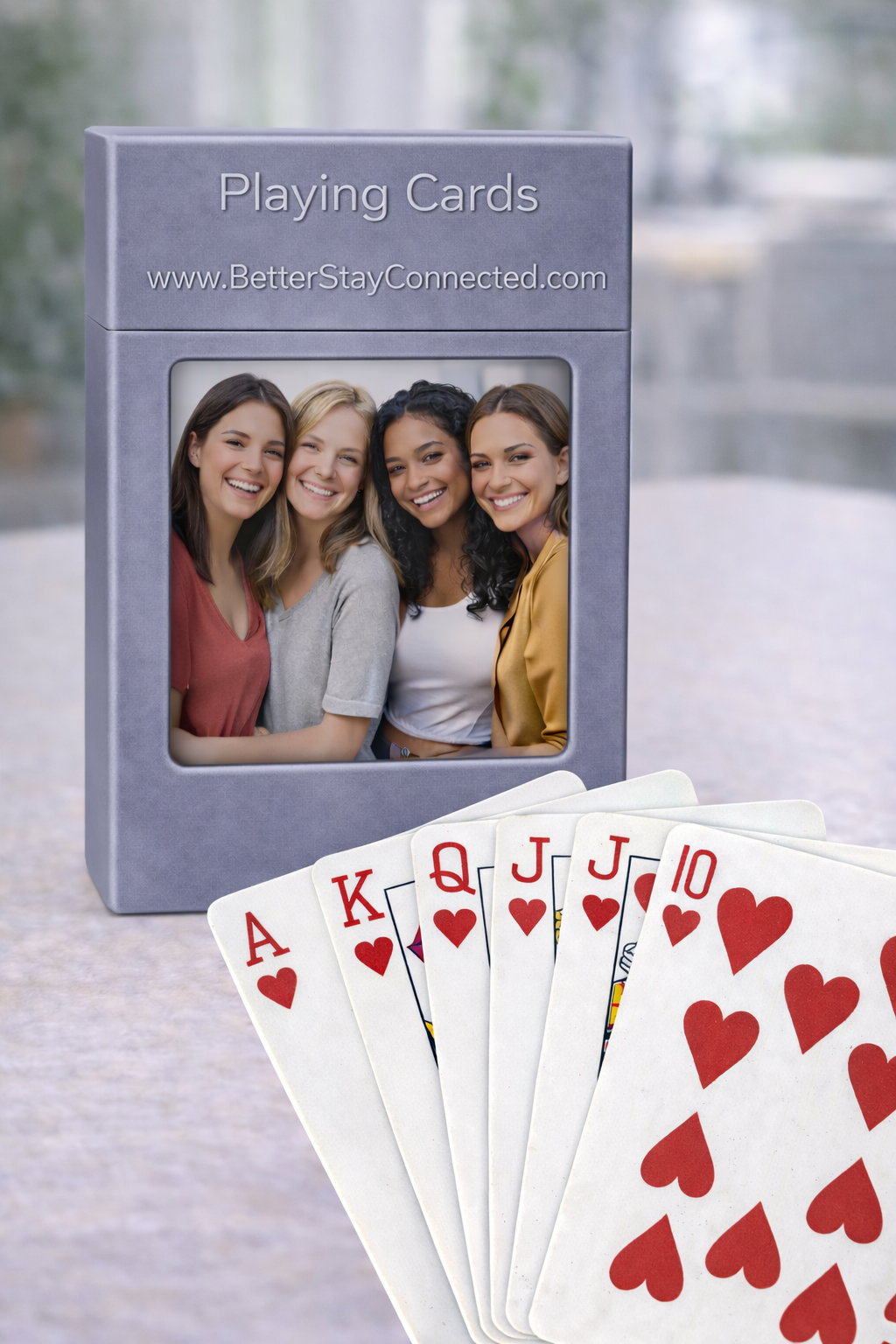 Personalized deck in premium gold case